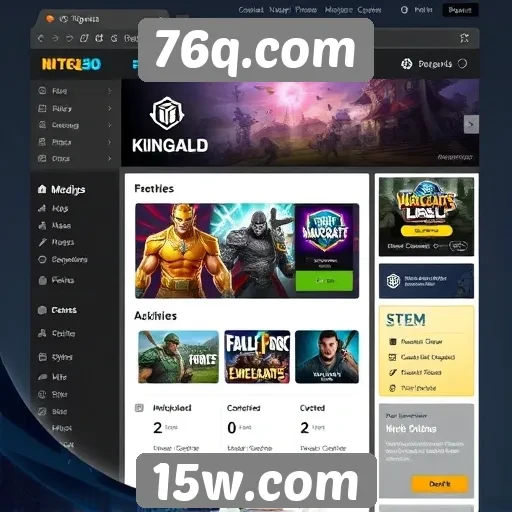 Análise da interface do usuário do 76q.com